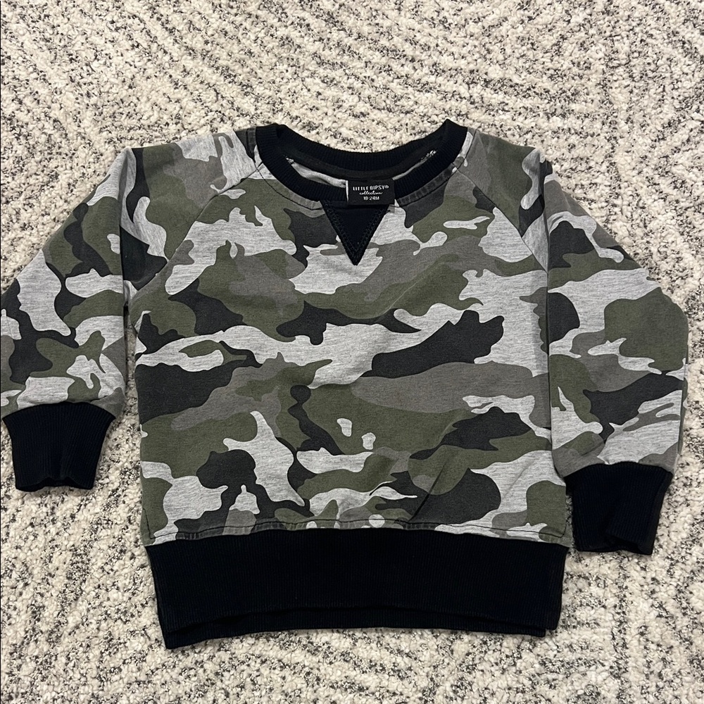 Little Bipsy - Camo Sweatshirt